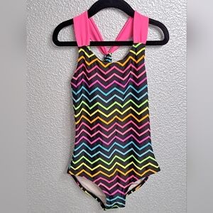Multi Colored Girl's Swim Suit   Size XS(4-5)